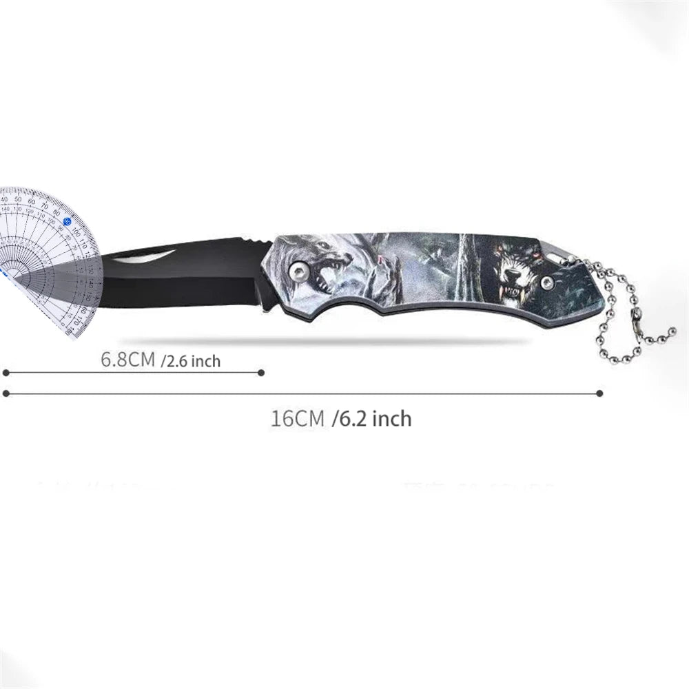 Folding Paring Knife – Stainless Steel Pocket Utility Knife Folding Pocket Knife Axl