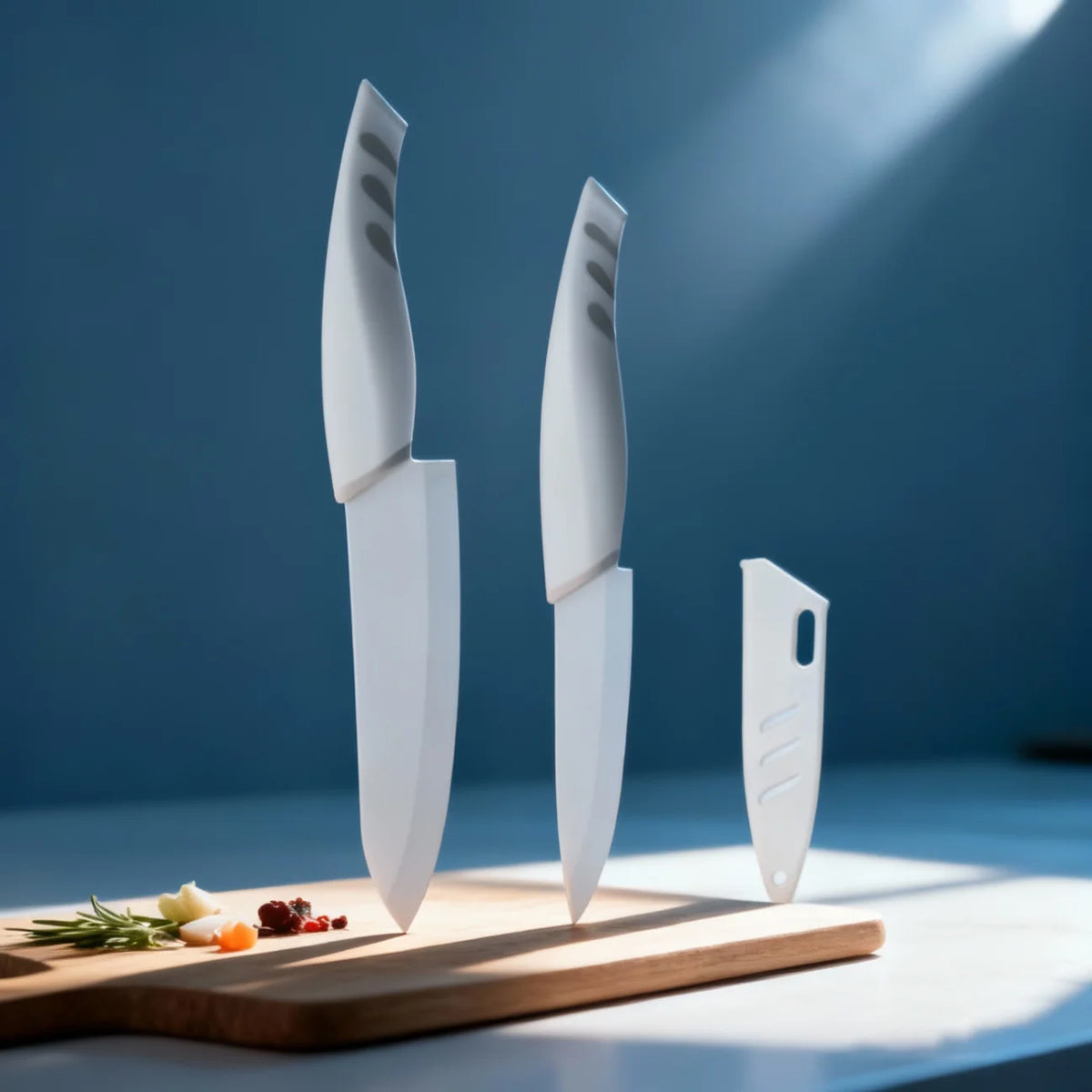 Professional Ceramic Paring Knife with Cover – Fruit & Baby Food Ceramic Paring Knife Axl