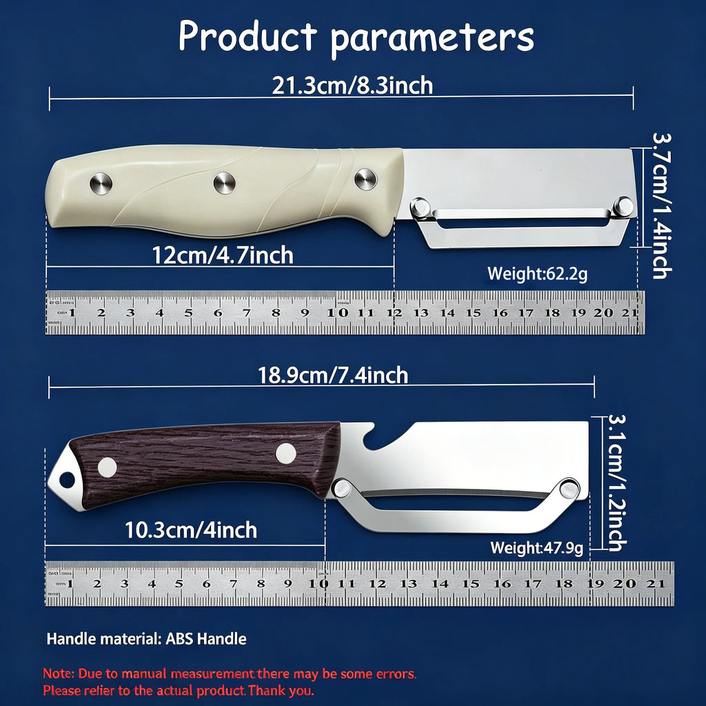 Multifunctional Fruit & Vegetable Peeling Knife – Stainless Steel Kitchen Peeling Knife Axl