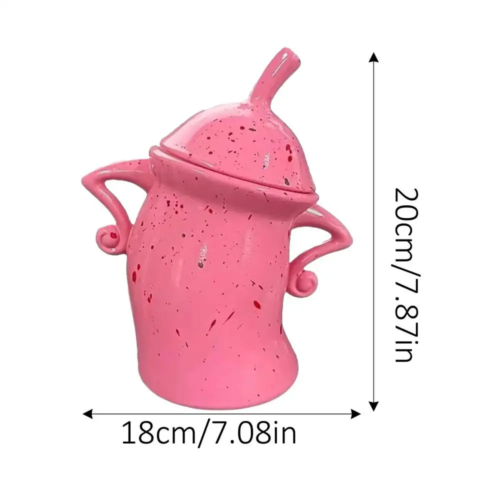 Sassy Airtight Food Storage Canister – Fun Kitchen Jar & Decor Food Storage Canister Axl Pink