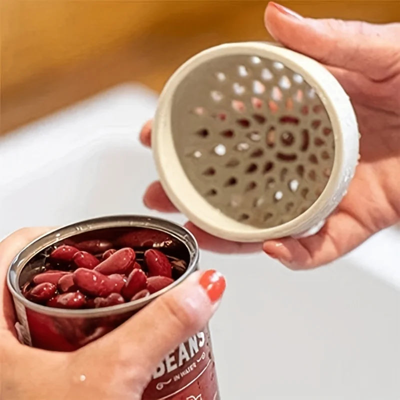 2-Pack Silicone Can Strainer – Mini Kitchen Sieve & Drainer Kitchen Can Strainer Axl