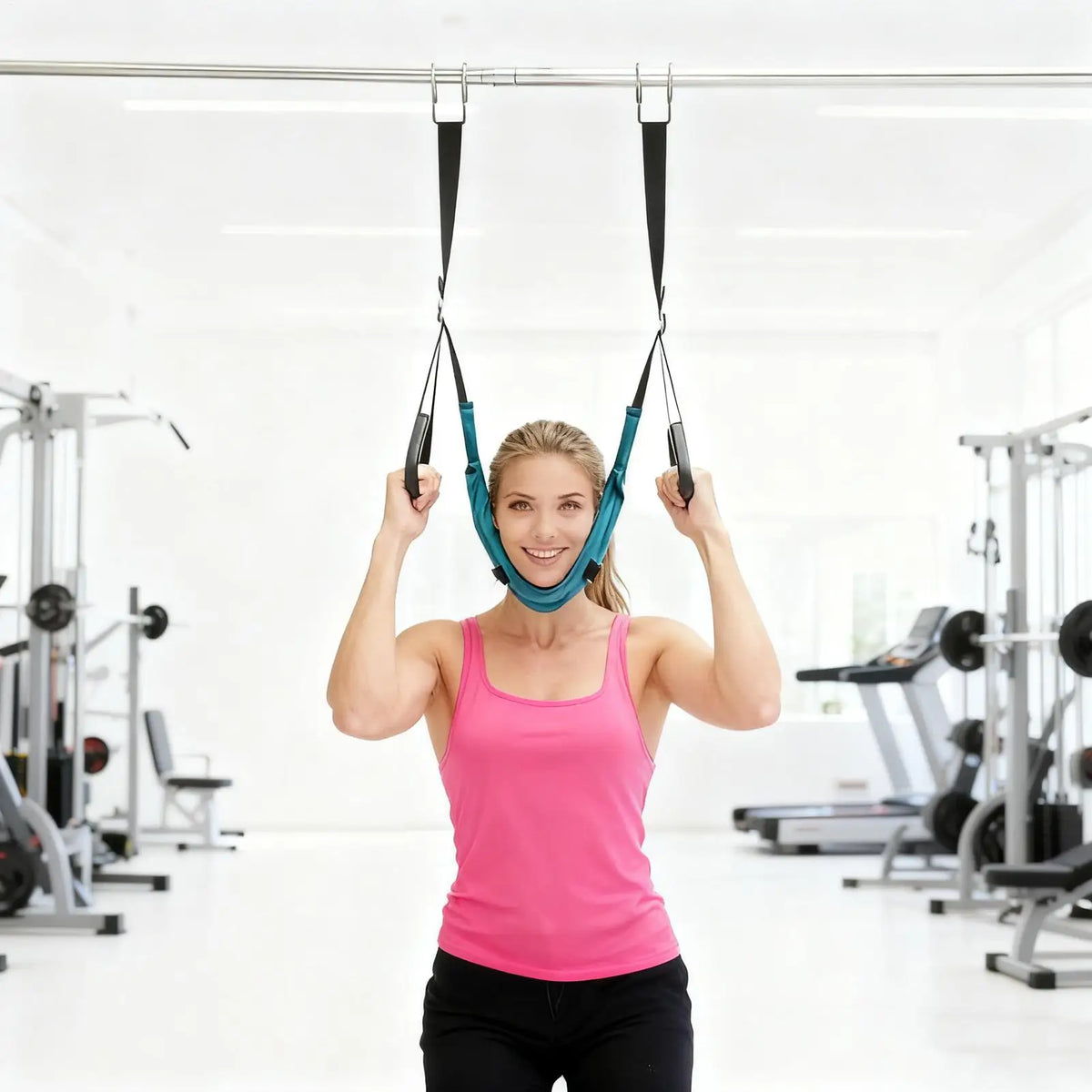 Adjustable Soft Cervical Neck Stretcher – Home, Office & Travel Neck Support Stretcher Axl