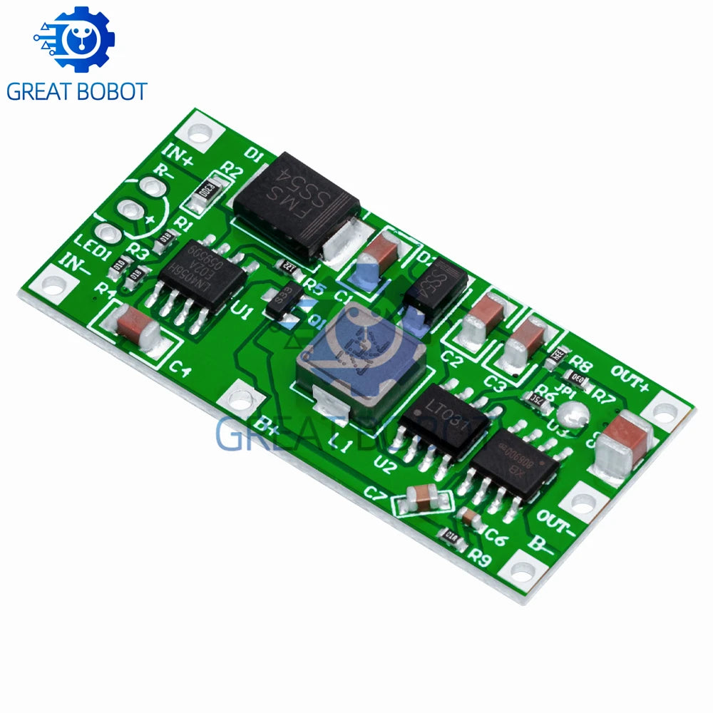 5V 2A UPS Power Supply Module – 12V 15W Lithium Battery Backup UPS Power Module Axl