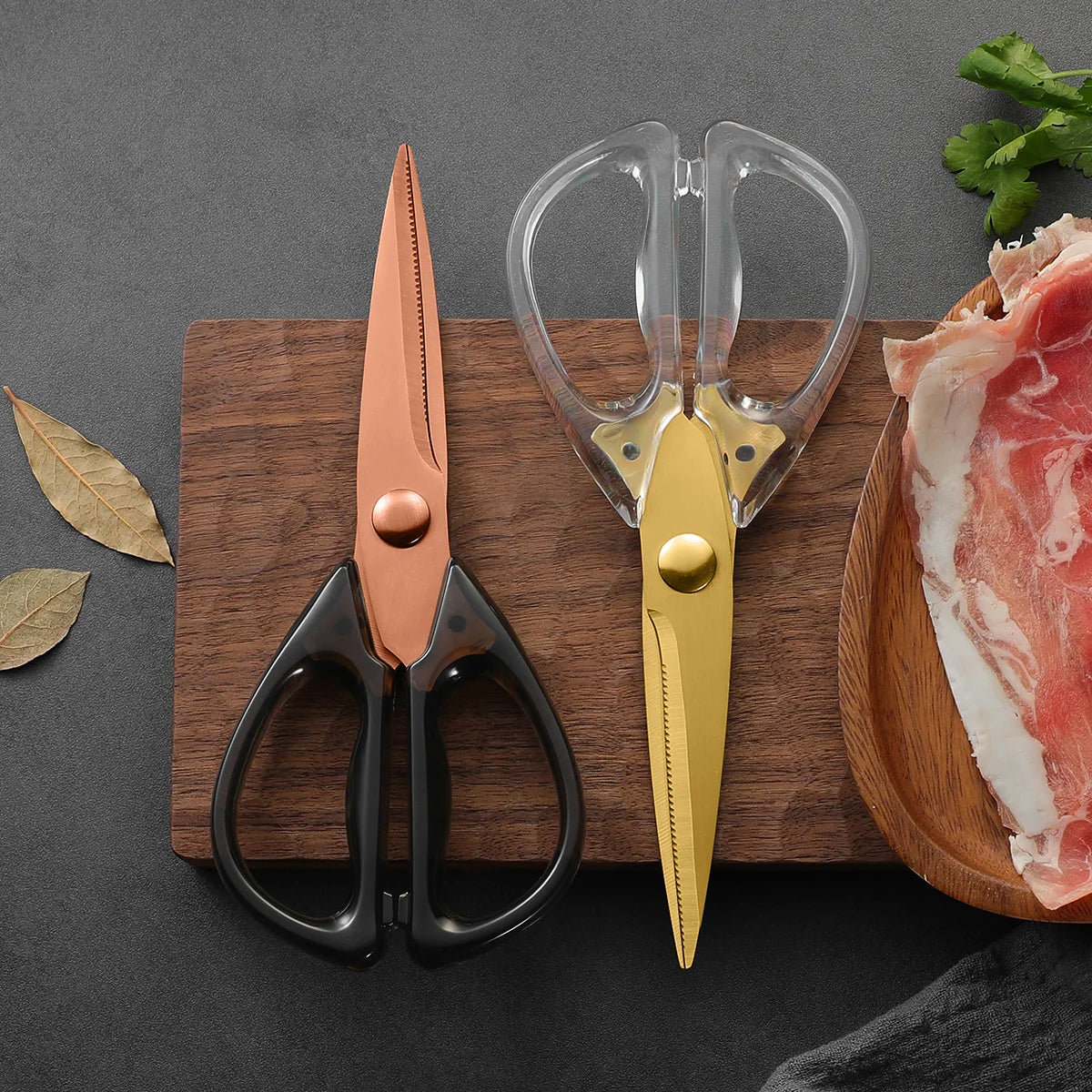 SHENJIU Kitchen Scissors – Sharp Meat & Vegetable Shears Kitchen Scissors Axl