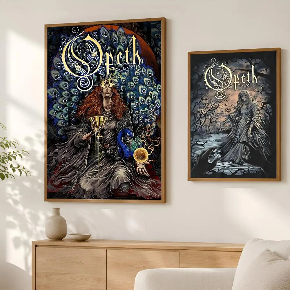 Opeth Band Poster – Self-Stick HD Waterproof Wall Art Wall Art Poster Axl