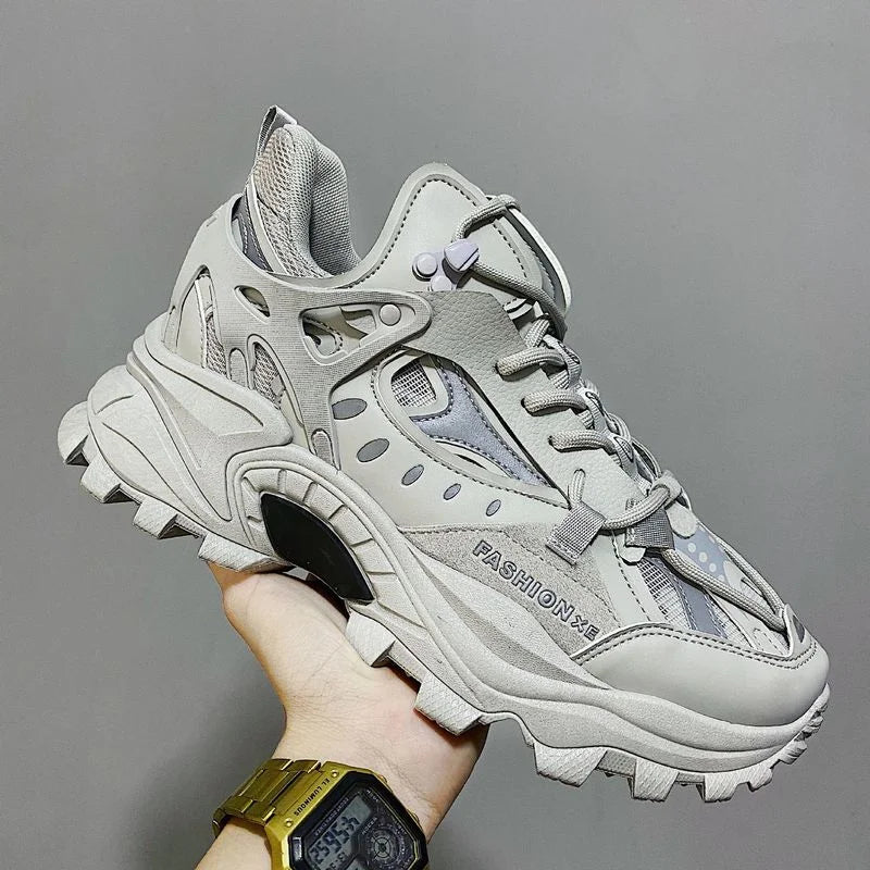 Men's Platform Sneakers – Breathable Mesh Casual Trainers Platform Sneakers Axl