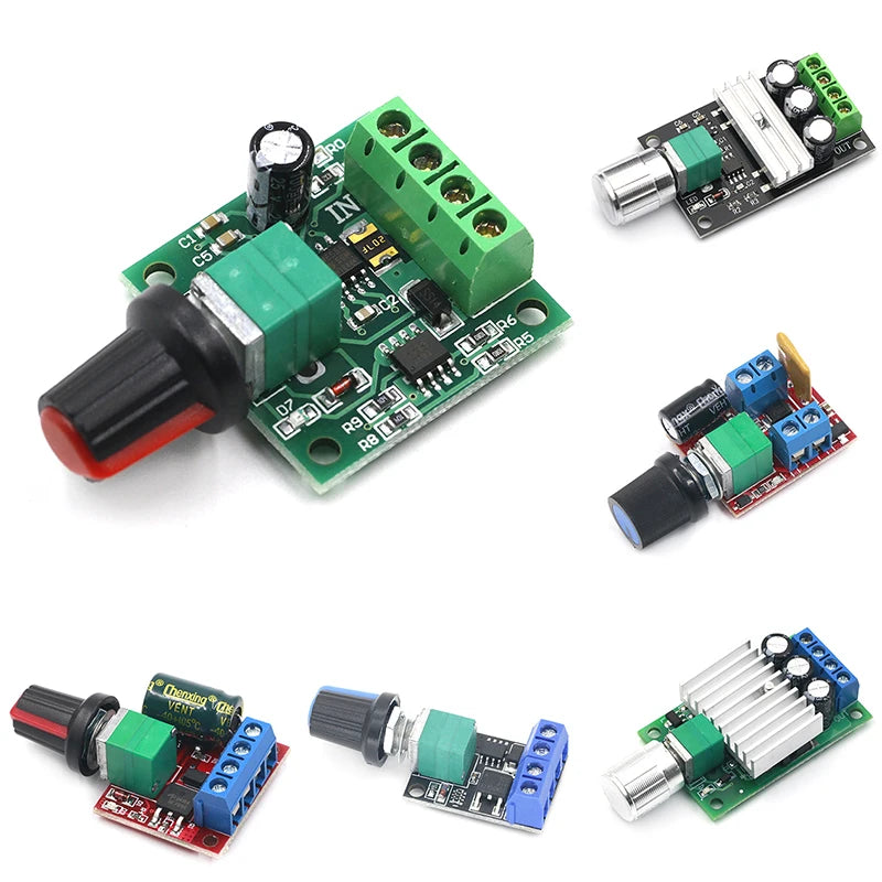 PWM DC Motor Speed Controller 10A 90W Adjustable Module Motor Speed Controller Axl