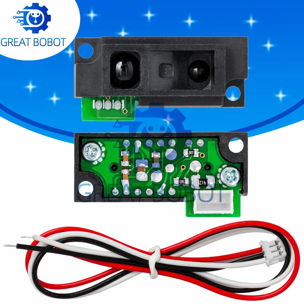 GP2Y0A51SK0F IR Ranging Sensor 2–15cm | Arduino I2C Module IR Distance Sensor Axl Default Title