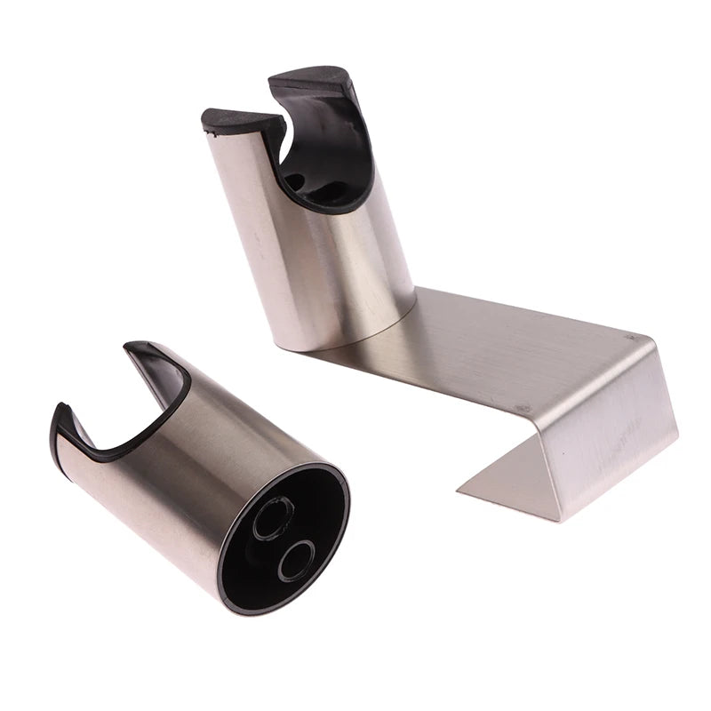 Stainless Steel Shower Head Holder – No-Drill Tank & Wall Mount Shower Head Holder Axl