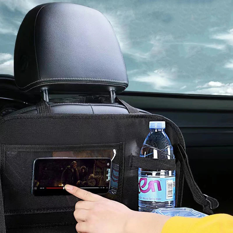 Car Seat Back Organizer – Multi-Pocket PU Bag & Tablet Holder Car Seat Organizer Axl