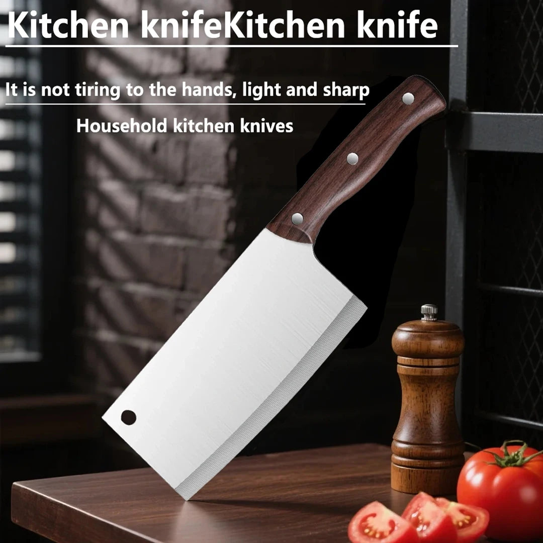 Stainless Steel Kitchen Cleaver – Sharp Multipurpose Chef Knife Kitchen Cleaver Knife Axl