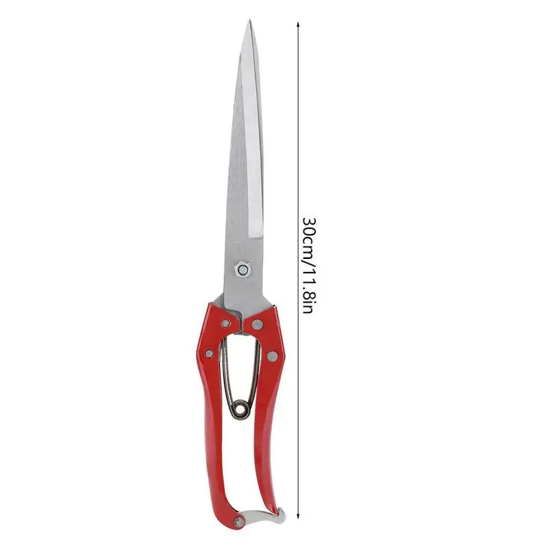 Manual Spring-Loaded Sheep Shear | Carbon Steel Wool Scissor Livestock Shearing Tool Axl