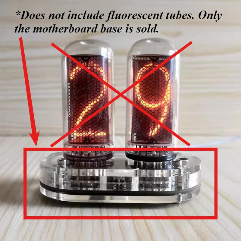 2-Position IN-18 Nixie Tube Thermometer Motherboard & Base Nixie Tube Thermometer Axl Thermometer Base
