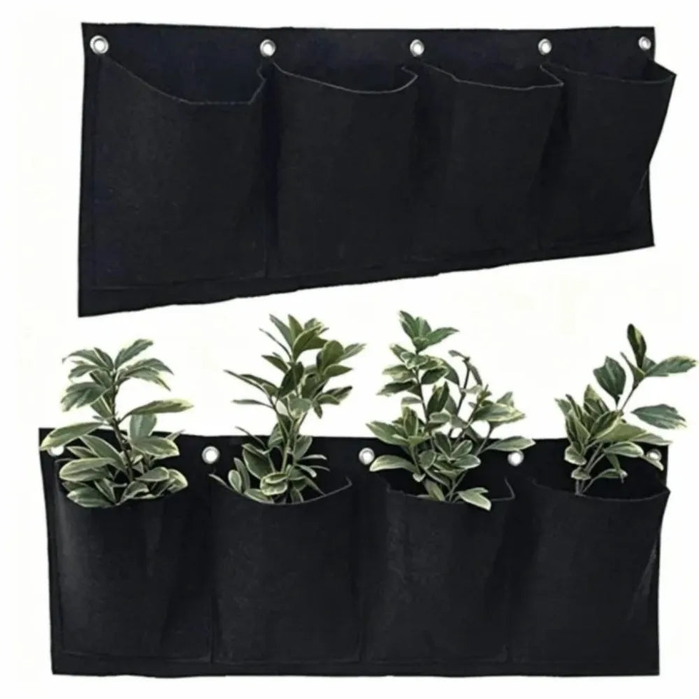Foldable Felt Wall Planter Bag | Vertical Garden Grow Bag Wall Planter Bag Axl