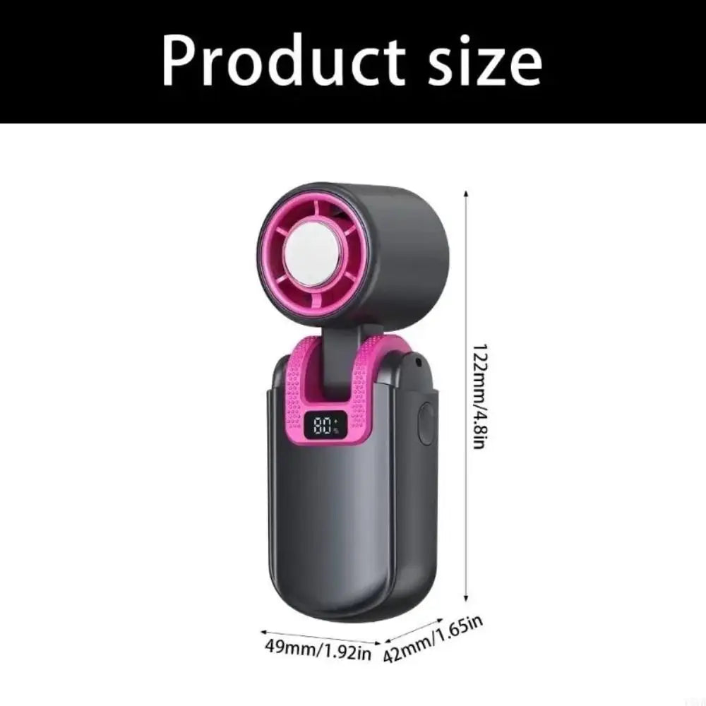 Compact Handheld Cooling Fan – USB Rechargeable Portable Handheld Cooling Fan Axl