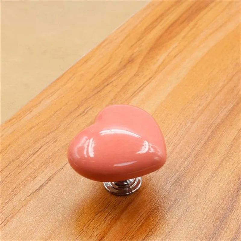 Heart-Shaped Toilet Flush Button – Fun Colorful Bathroom Decor Toilet Flush Button Axl Pink