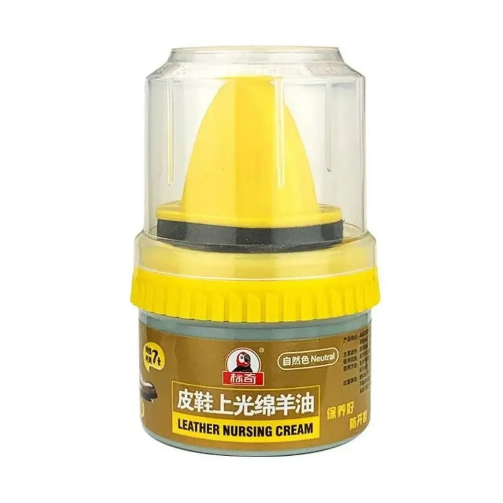 Leather Shoe Cleaner & Polish Cream – Shine Wax 50ml Leather Shoe Polish Axl White
