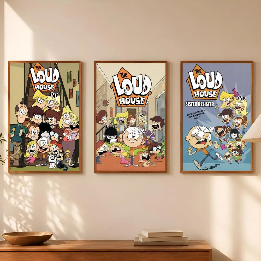 The Loud House Cartoon Wall Poster – Self-Stick HD Decor Wall Art Poster Axl