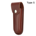 Leather Belt Sheath – Folding Knife & Flashlight Holster Case Knife Belt Sheath Axl 5