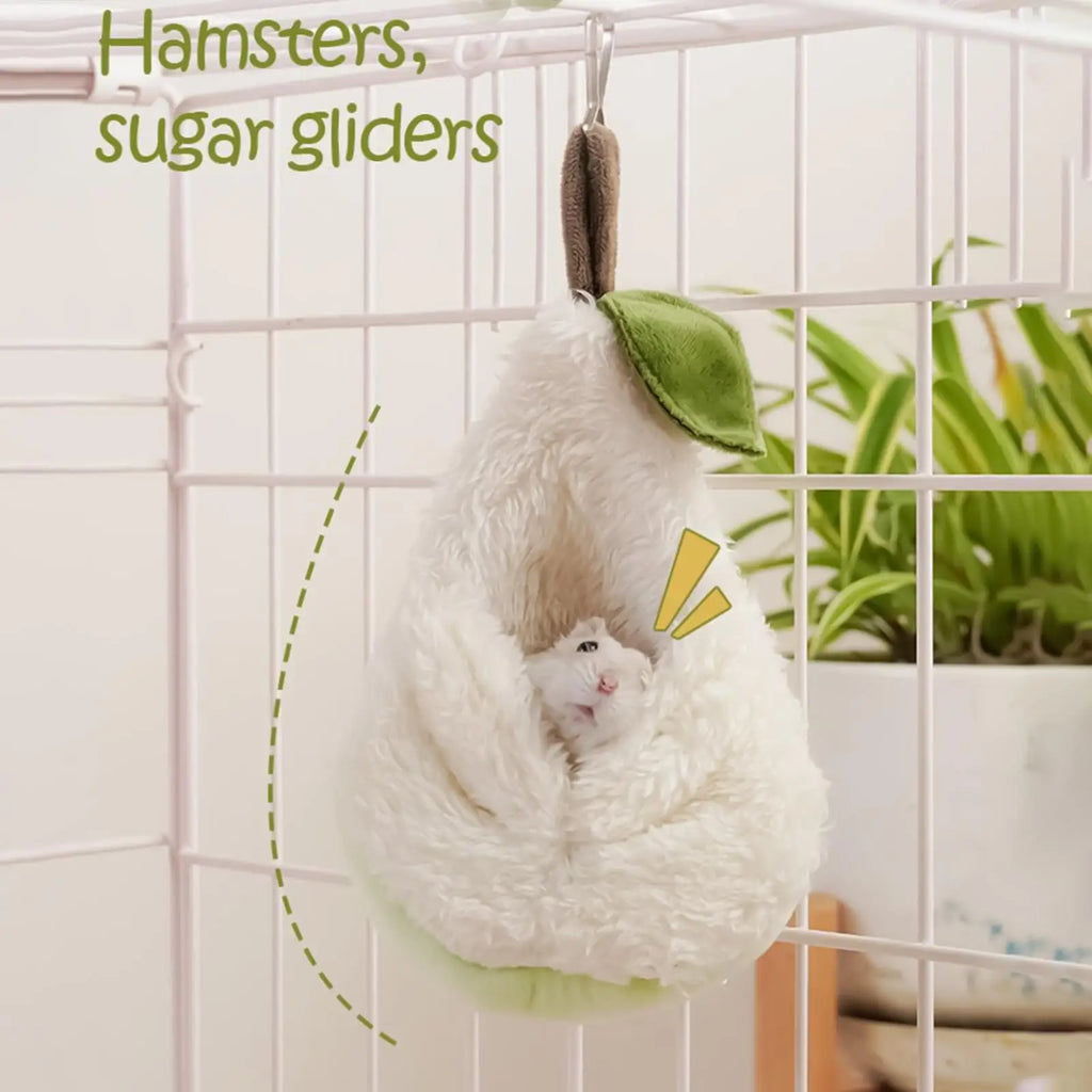 Pear-Shaped Hamster Hammock Bed – Small Pet Nest with Hook Small Pet Hammock Axl