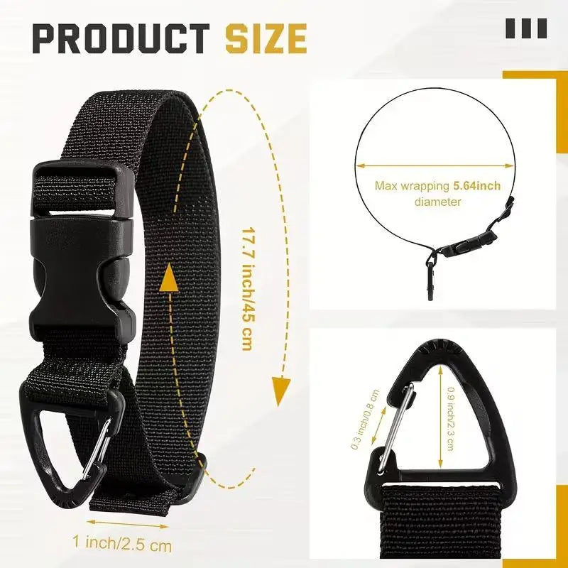 45cm Heavy-Duty Adjustable Storage Straps | 3-Axis Buckle Storage Straps Axl