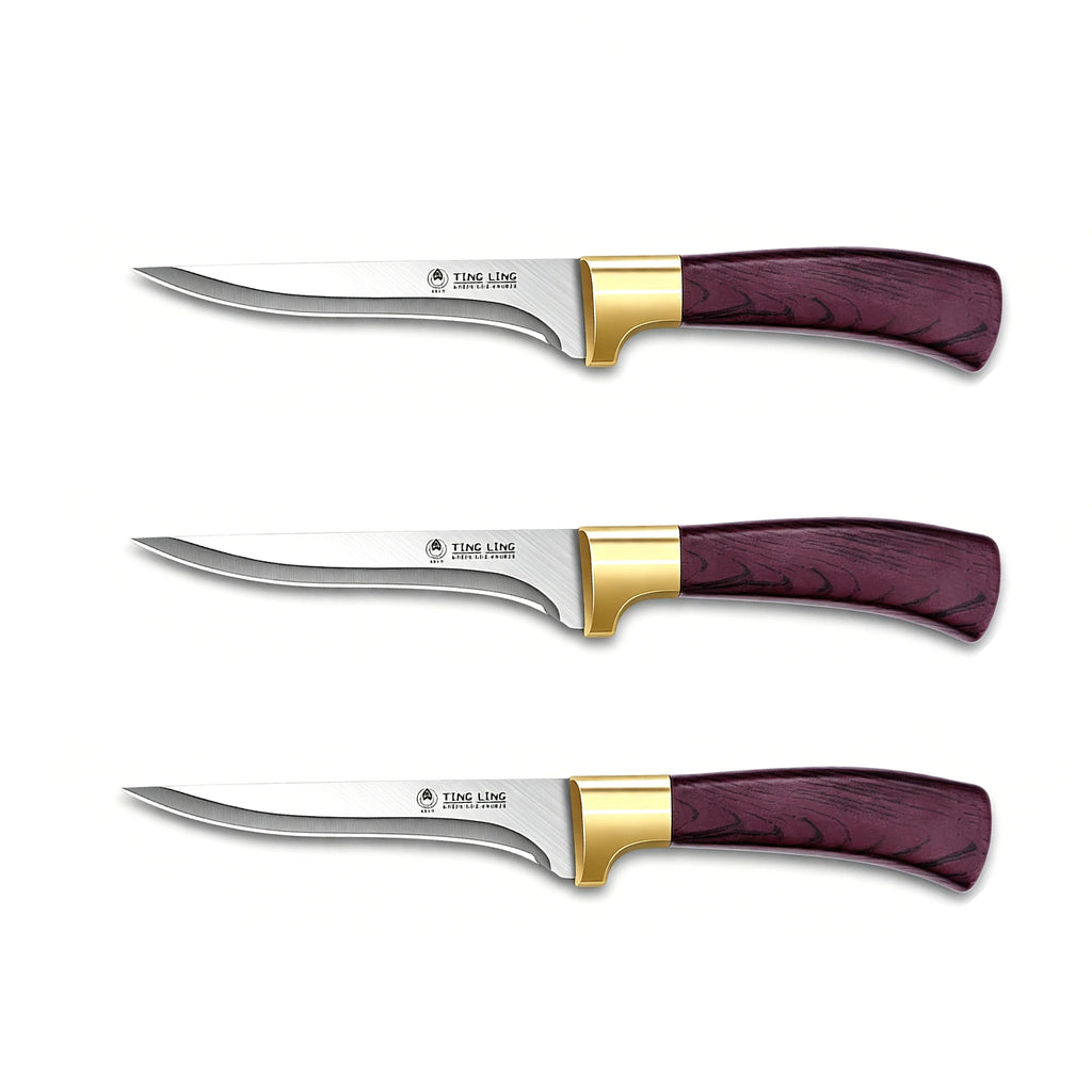 Professional Stainless Steel Boning & Kitchen Knife Kitchen Knife Axl 3pcs