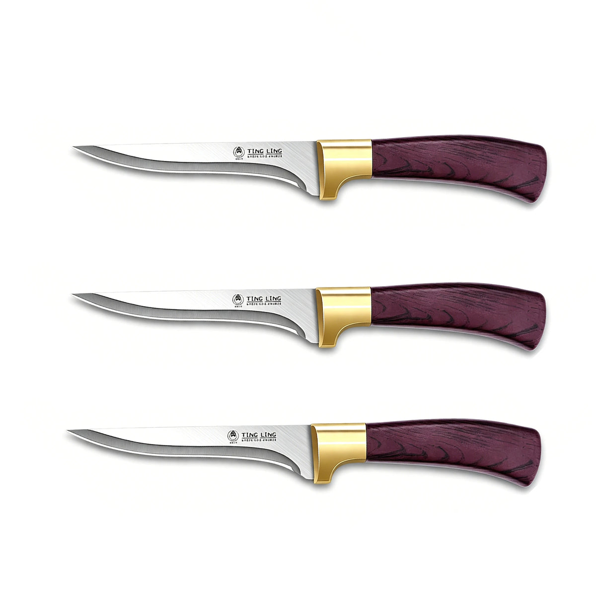 Professional Stainless Steel Boning & Kitchen Knife Kitchen Knife Axl 3pcs