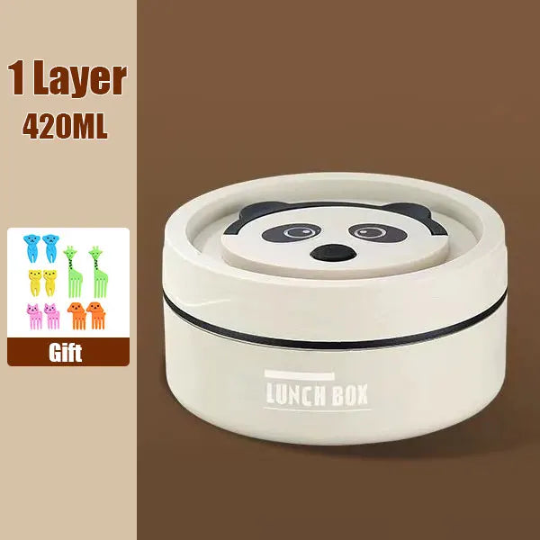 Kids Insulated Food Thermos 420/620ml – Stainless Steel Lunch Box Kids Lunch Thermos Axl Beige 420ml