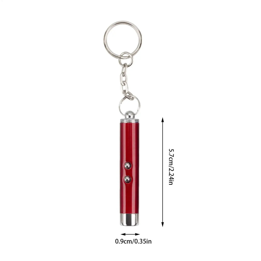 Cat Laser Pointer Toy Pen – LED Light & Keychain Flashlight Cat Laser Toy Axl