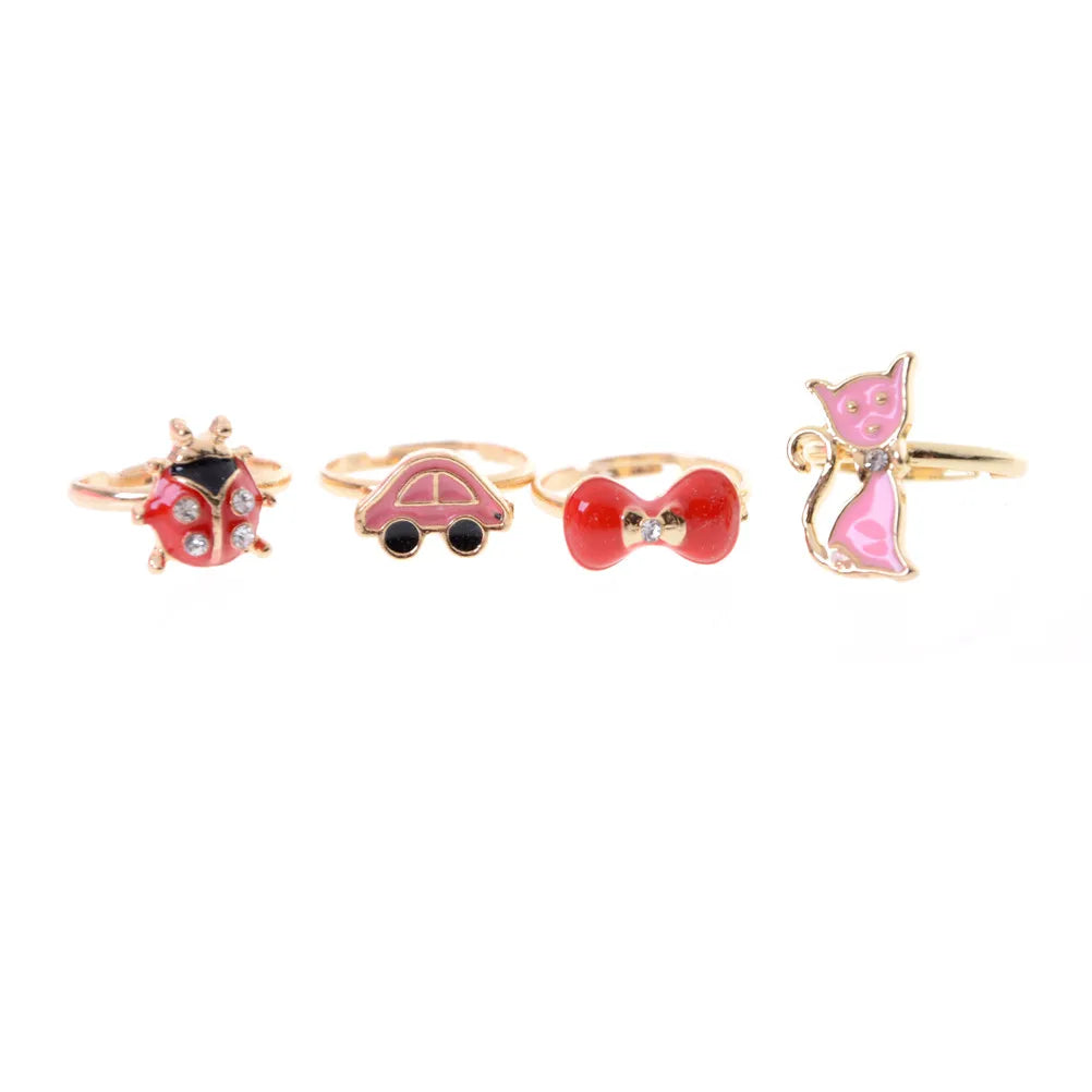 2Pcs Adjustable Kids Alloy Rings – Children's Costume Jewelry Gift Kids Costume Jewelry Axl