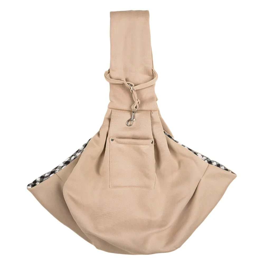 Pet Sling Carrier Bag – Crossbody Shoulder Bag for Dogs & Cats Pet Sling Carrier Axl Khaki
