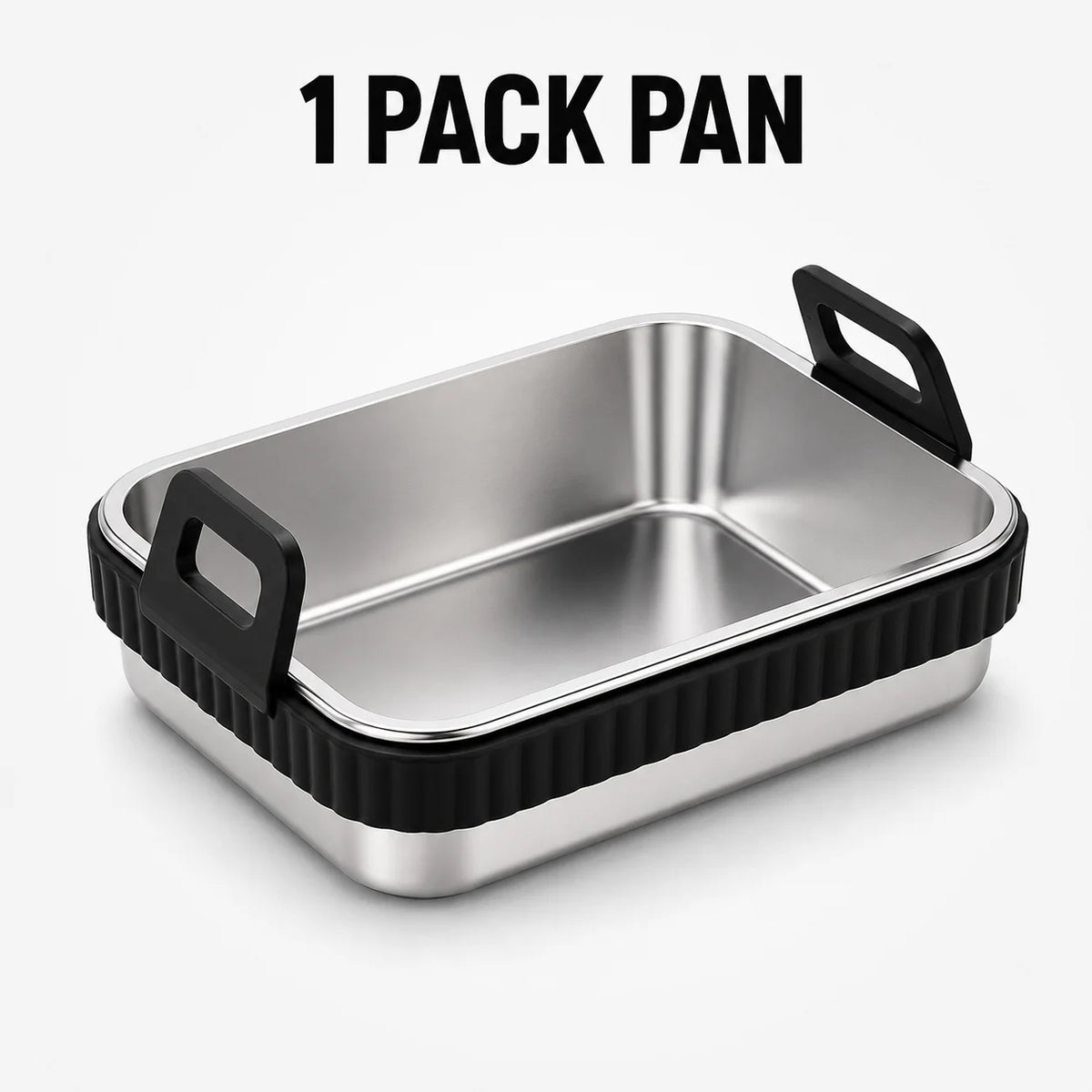 Stainless Steel Air Fryer Roasting Pan Set with Rack & Lid Roasting Pan Set Axl 1 Pack Pan