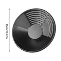 Plastic Gold Pan Riffle Basin – 35cm River Prospecting Pan Gold Prospecting Pan Axl 1pcs