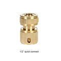 Brass High Pressure Garden Hose Spray Nozzle & Quick Connect Garden Spray Nozzle Axl Quick Connector