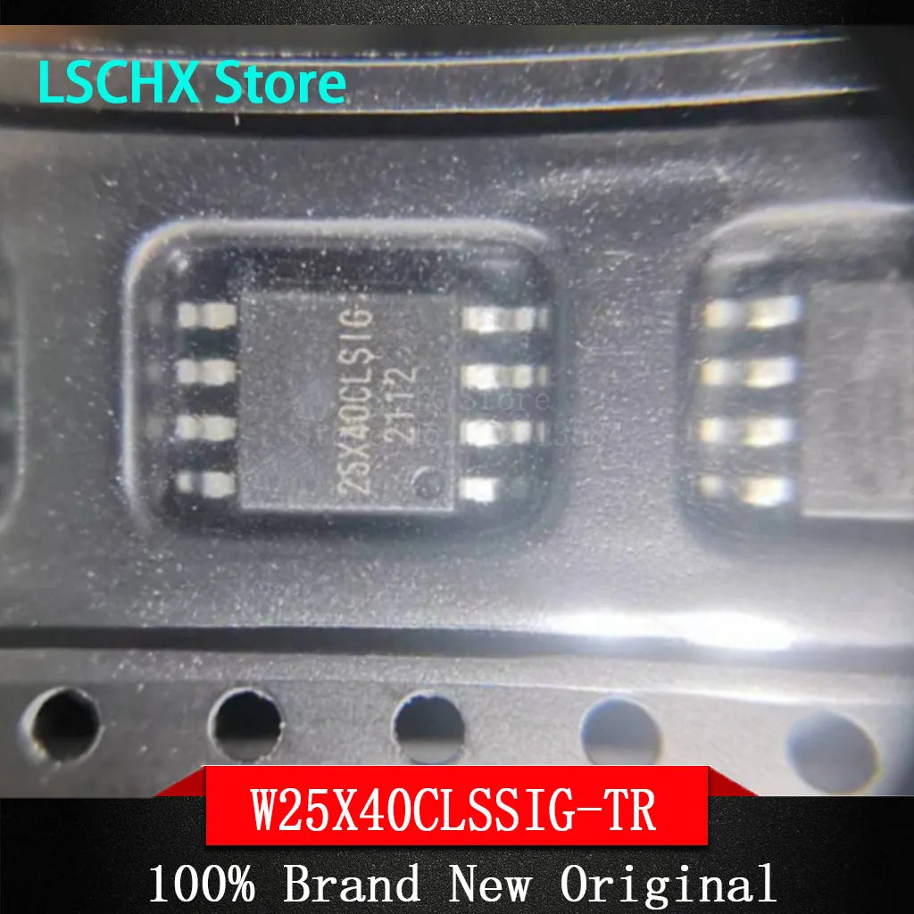 5-Pack W25X40CLSSIG-TR SOP-8 NOR Flash Memory IC Chips NOR Flash IC Axl