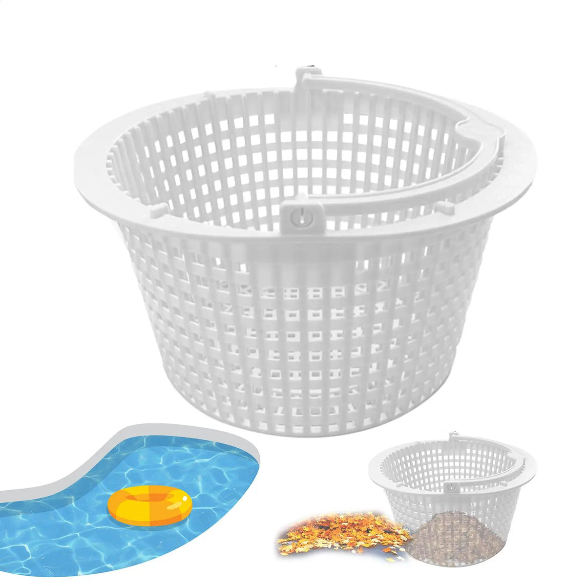 Pool Skimmer Basket with Handle – Anti-Clog Pool Strainer Pool Skimmer Basket Axl Default Title