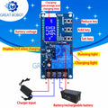 30A Battery Charging Control Module 6-60V LCD Display & Timer Battery Charge Controller Axl Default Title