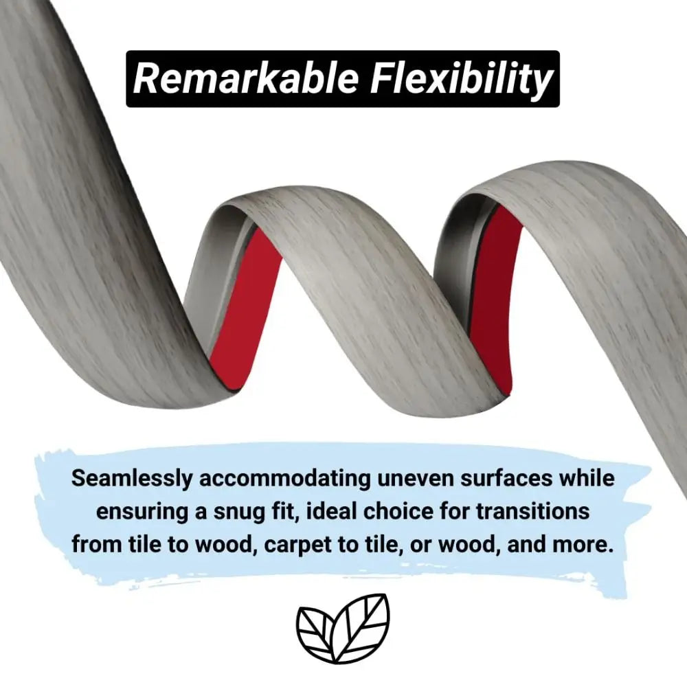 Self-Adhesive PVC Floor Transition Strip – 100cm Threshold Cover Floor Transition Strip Axl