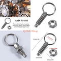4-Pack Stainless Steel Pull Ring Indexing Plunger Knob Pin Set Indexing Plunger Set Axl China Mainland