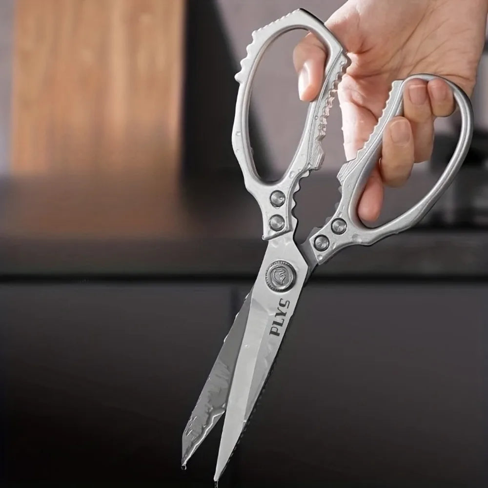 Heavy-Duty Stainless Steel Cooking Shears | Multi-Purpose Kitchen Scissors Kitchen Shears Axl