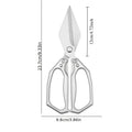 Heavy-Duty Stainless Steel Poultry & Kitchen Shears Kitchen Shears Axl 1pc