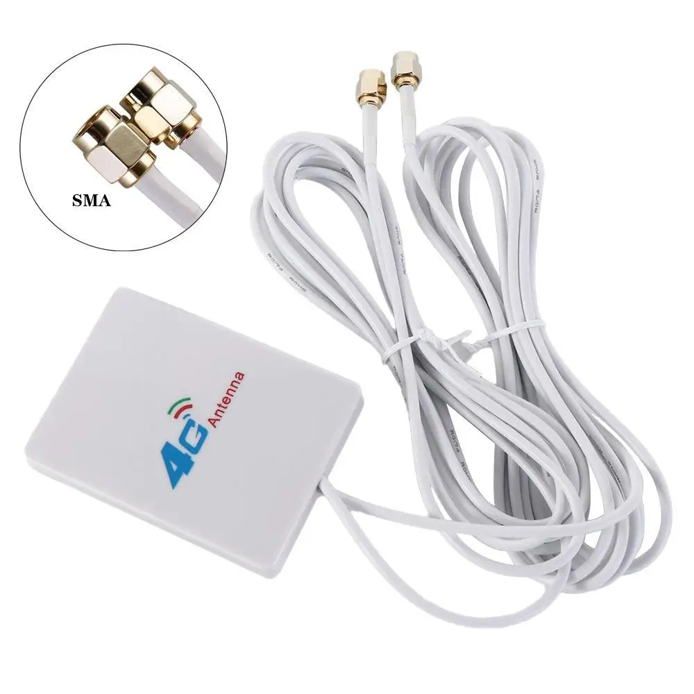 4G LTE External Antenna 28dBi | SMA TS9 CRC9 | 2M Cable LTE External Antenna Axl SMA Connector