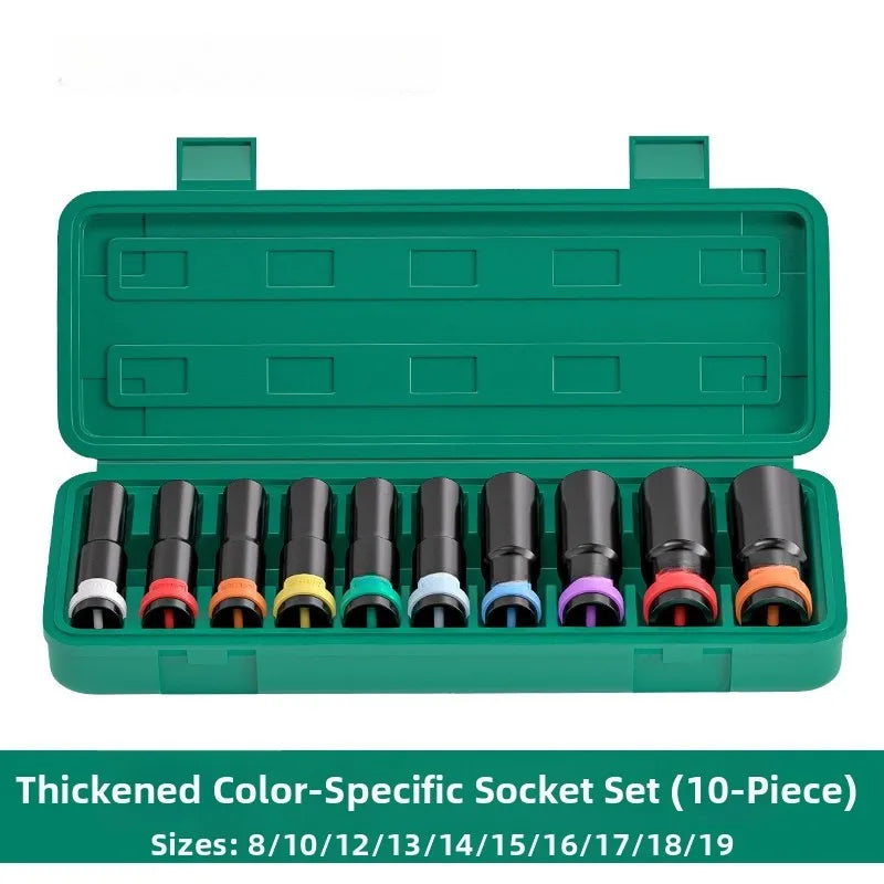 1/2" Drive Metric Hex Bit Socket Set 8mm–32mm | 10–20 Pc Hex Bit Socket Set Axl 8-19 China Mainland