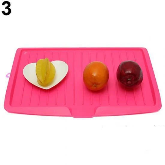 Multifunctional Plastic Dish Drainer & Storage Tray – 44.7cm Dish Drainer Tray Axl rosered
