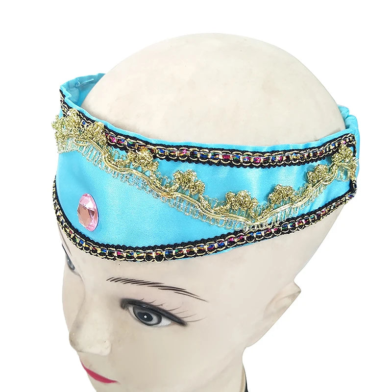 Girls Arabian Princess Crystal Headband – Cosplay Party Accessory Crystal Hair Headband Axl