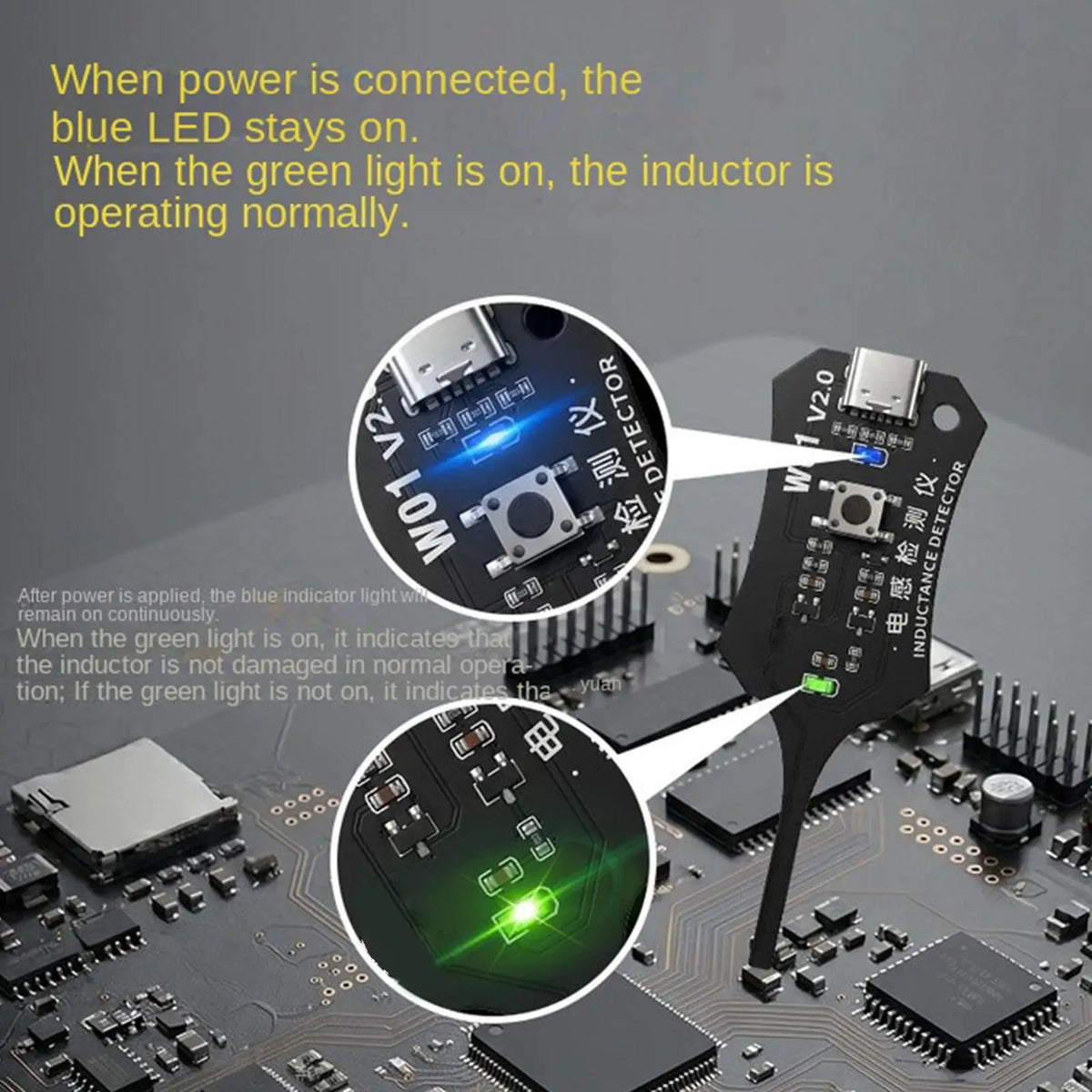 Electromagnetic Induction Tester – Coil & Circuit Detector Inductance Tester Axl