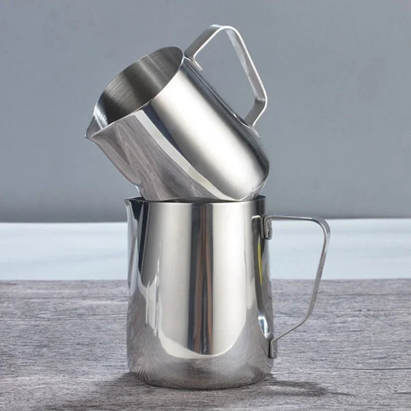 Latte Art Milk Frothing Pitcher 100/350/600ml – Stainless Steel Milk Frothing Pitcher Axl