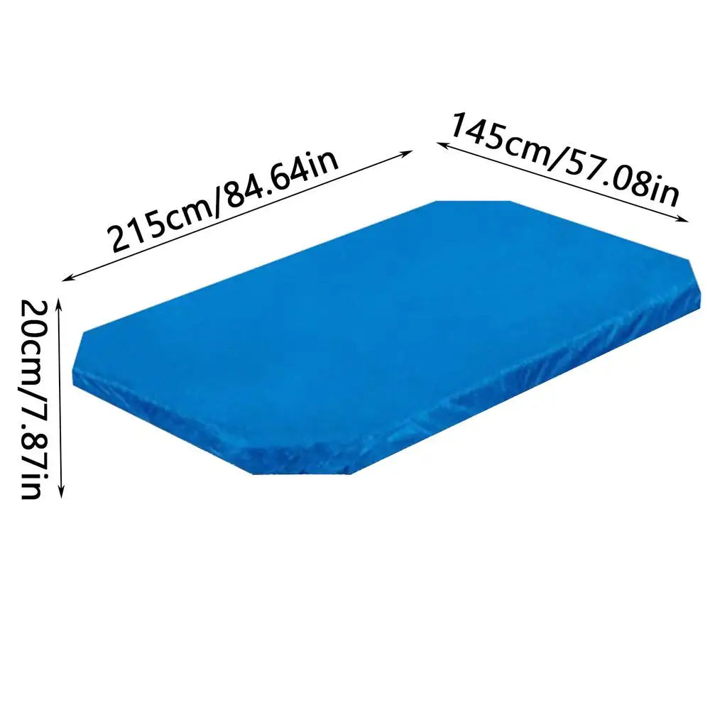 Rectangle Kids Pool Cover – UV Resistant Waterproof Foldable Swimming Pool Cover Axl 215x145x20cm