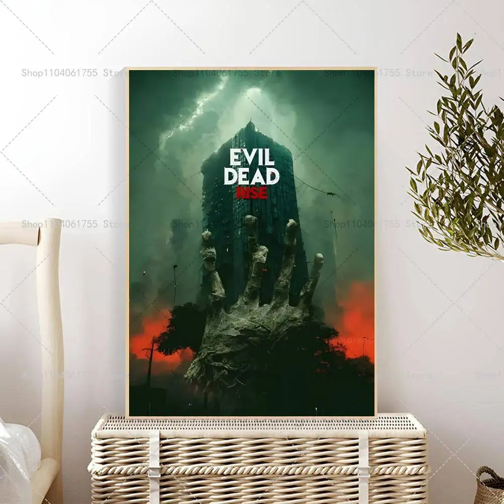 Evil Dead Rise Movie Poster – Self-Adhesive Wall Art Print Movie Wall Poster Axl 21x30cm No Frame z9
