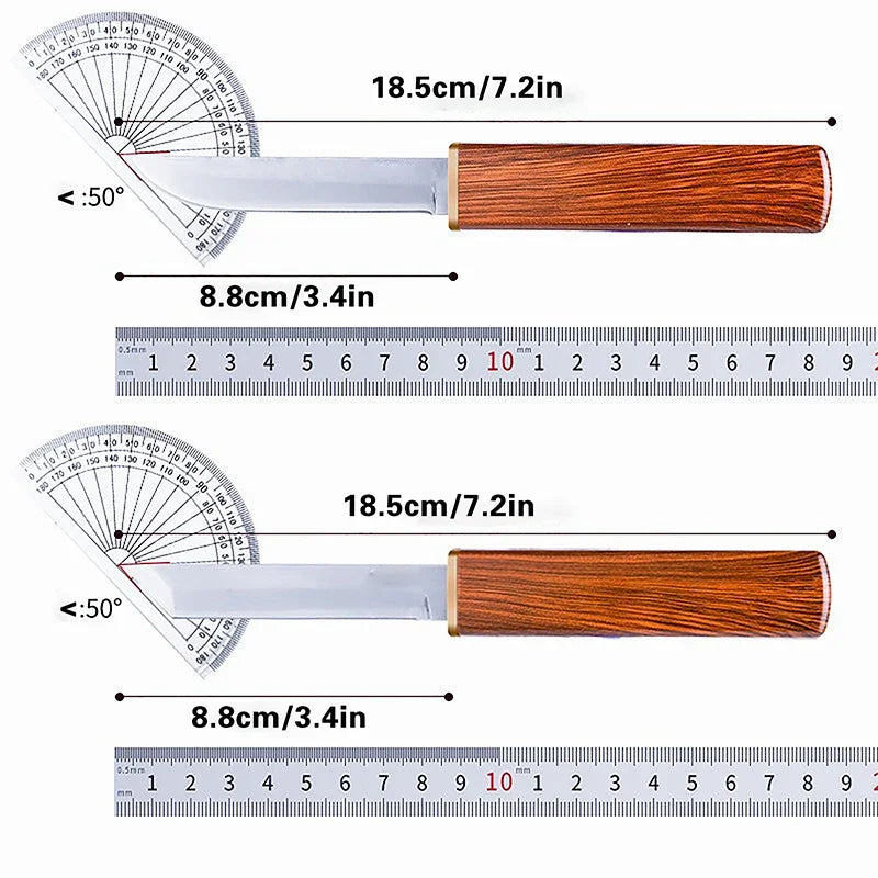 2-in-1 Double Blade Knife – Meat Cleaver & Peeling Knife Combination Kitchen Knife Axl